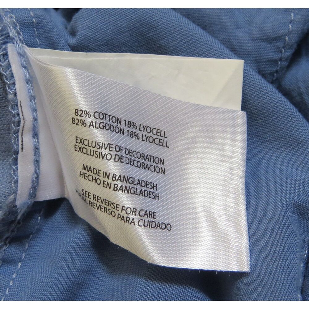 Orvis Women's Relaxed Drawstring Shorts Sky Blue Small  EUC - Picture 10 of 11